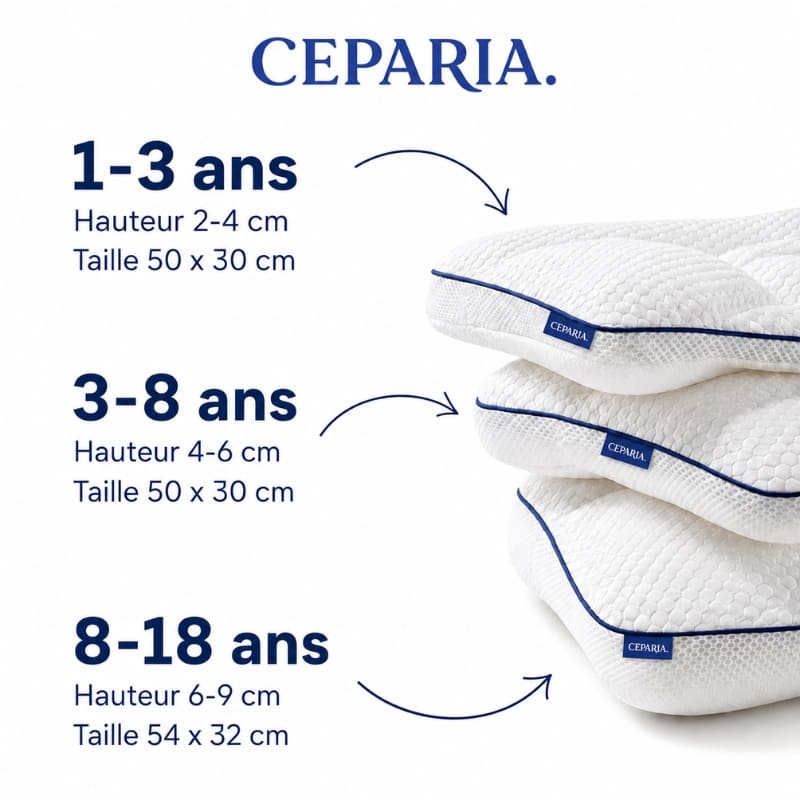 Oreiller postural pour enfants CEPARIA