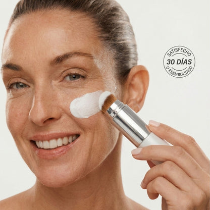 Base de maquillaje inteligente con pincel integrado