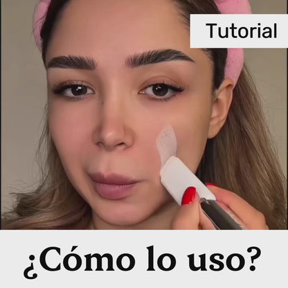 Base de maquillaje inteligente con pincel integrado